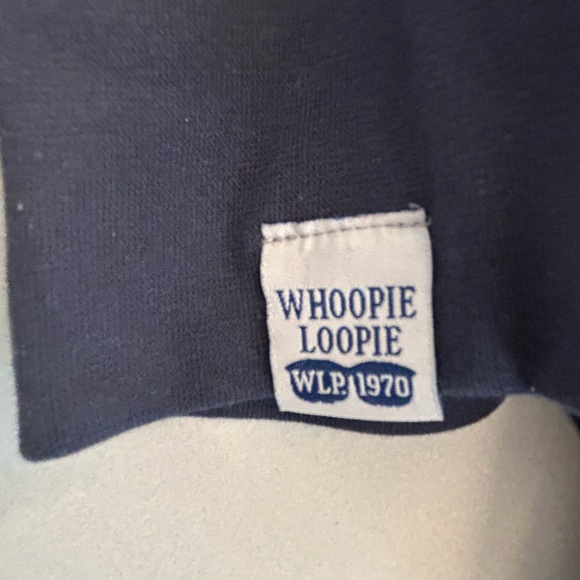 Whoopie Loopie Mens Navy and White Crewneck Sweatshirt, Size XL - Picture 8 of 9